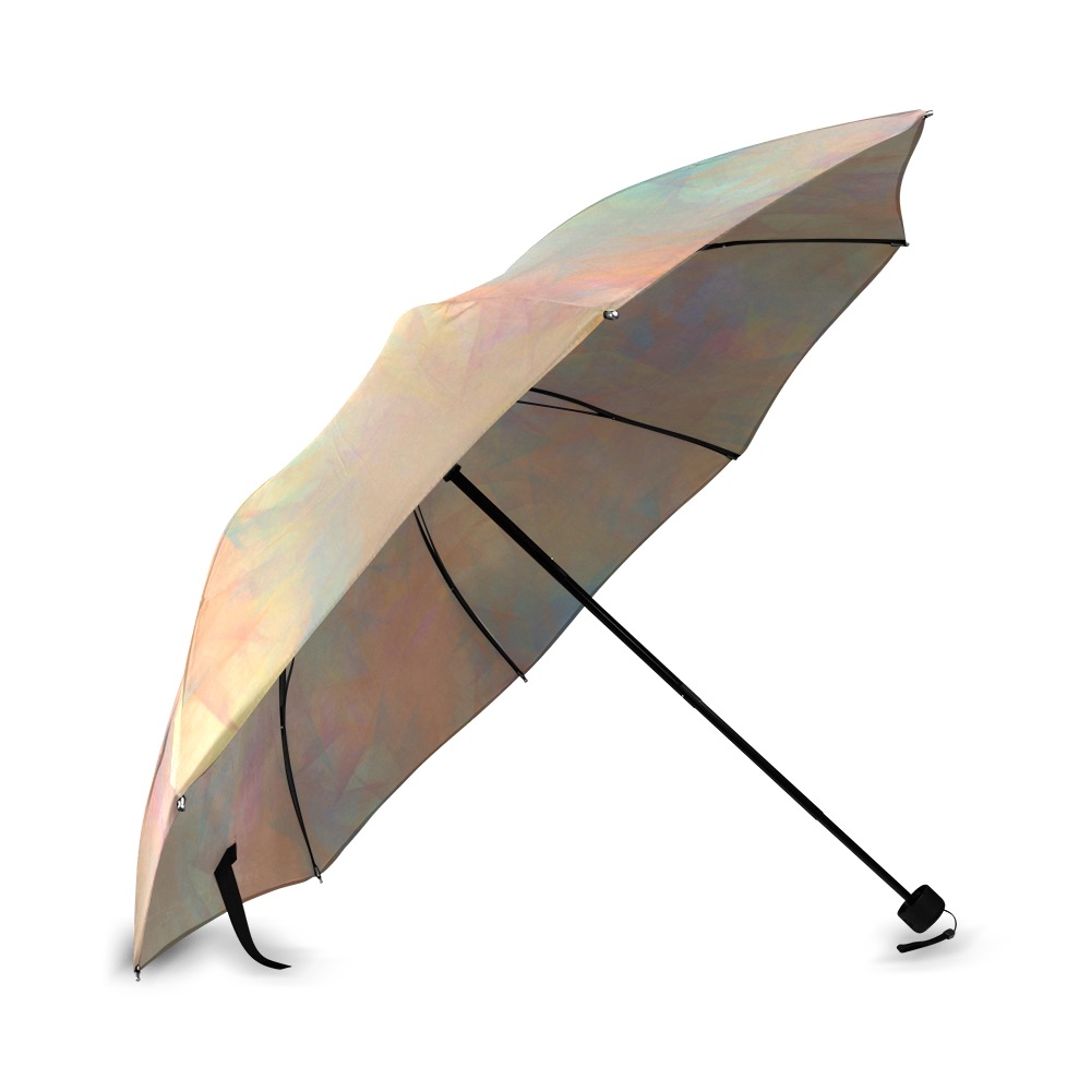 Ô Rainbow Sherbert Starburst 1a Foldable Umbrella (Model U01)