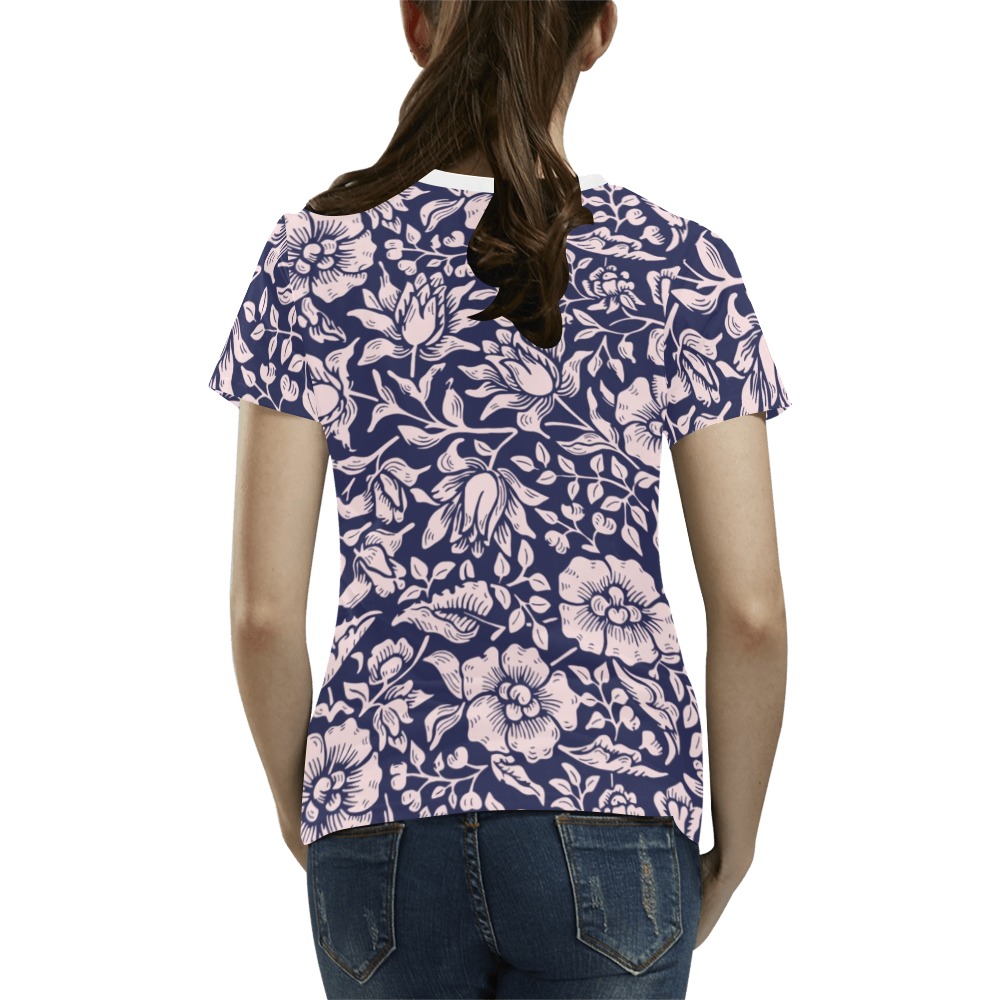 Shirt All Over Print T-Shirt for Women (USA Size) (Model T40)