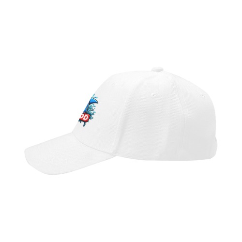 CAPE COD-GREAT WHITE EATING HOT DOG 3 Dad Cap