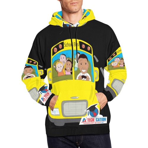 hoodiebus All Over Print Hoodie for Men (USA Size) (Model H13)