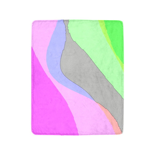 Abstract 703 - Retro Groovy Pink And Green