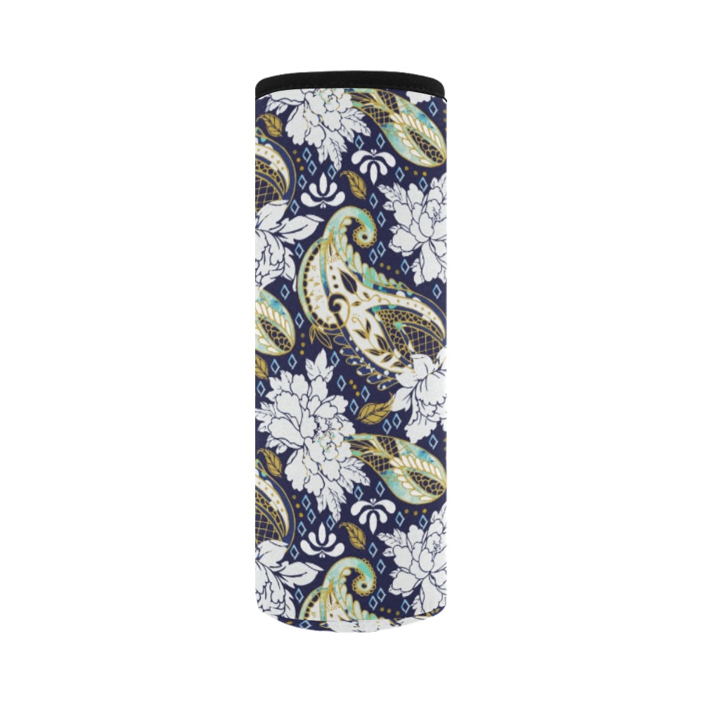 Paisley obsession-87 Neoprene Water Bottle Pouch/Large