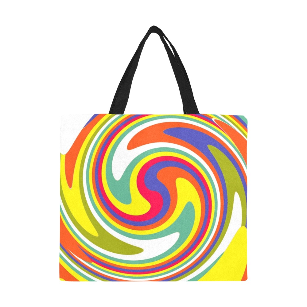 PATTERN-562 All Over Print Canvas Tote Bag/Large (Model 1699)