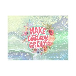 Make Today Great Placemats. Placemat 14’’ x 19’’ (Set of 6)