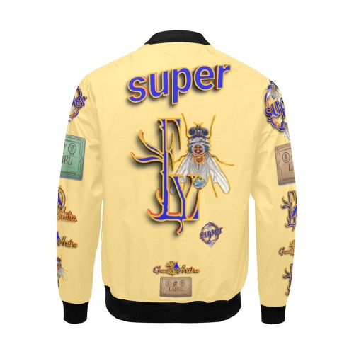 SUPER FLY Collectable Fly All Over Print Bomber Jacket for Men (Model H19)