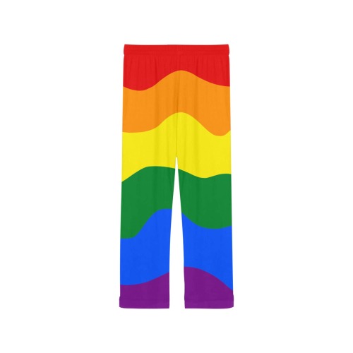 Gay Pride - Rainbow Flag Waves Stripes 2 Women's Pajama Trousers