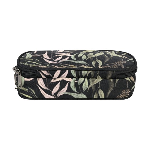 Dark Forest leaves dramatic Pencil Pouch/Large (Model 1680)