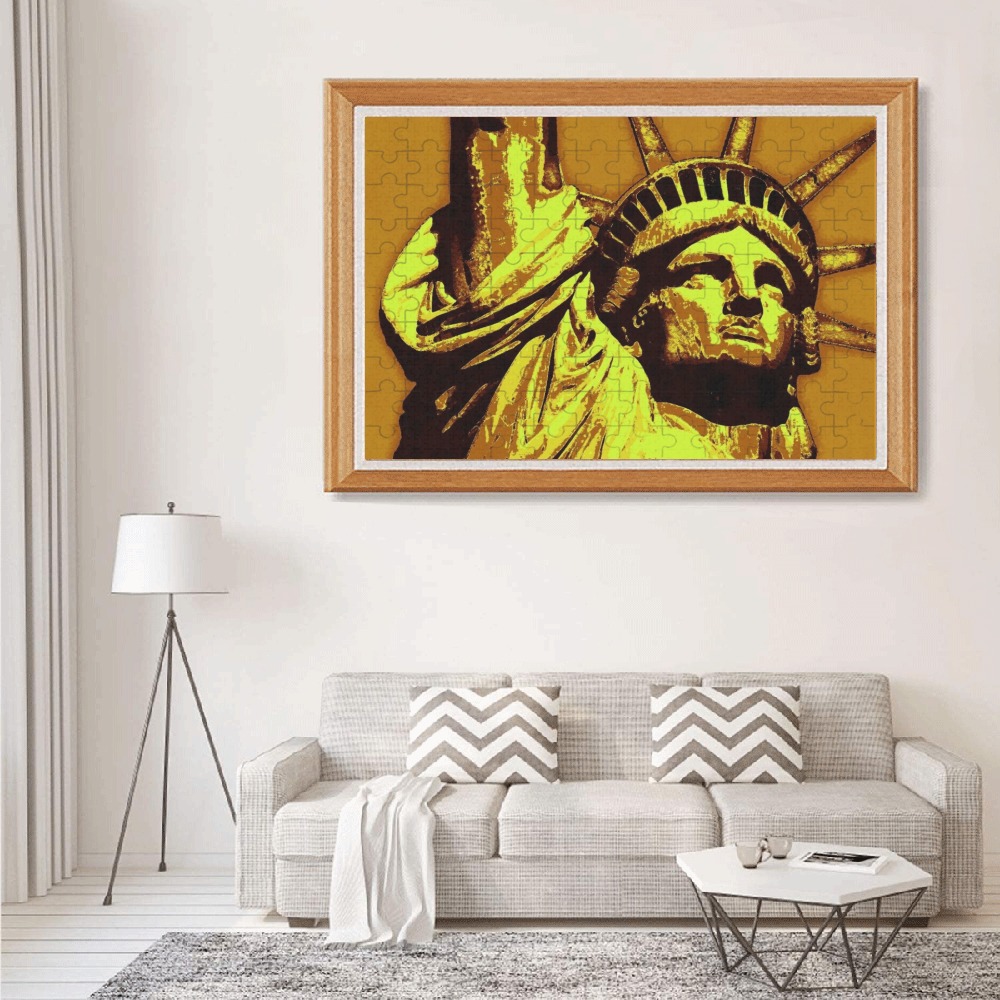 STATUE OF LIBERTY 2 (2) 1000-Piece Wooden Photo Puzzles