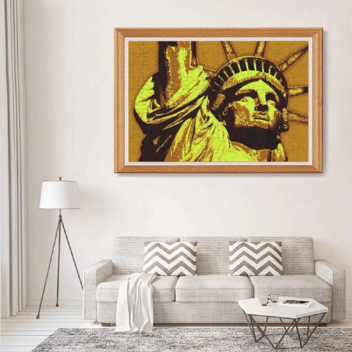 STATUE OF LIBERTY 2 (2) 1000-Piece Wooden Photo Puzzles