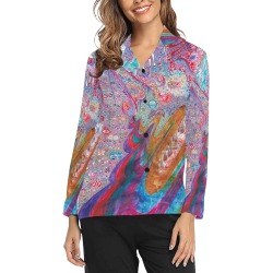Eyes of a Toronto Summer Women's Long Sleeve Pajama Shirt