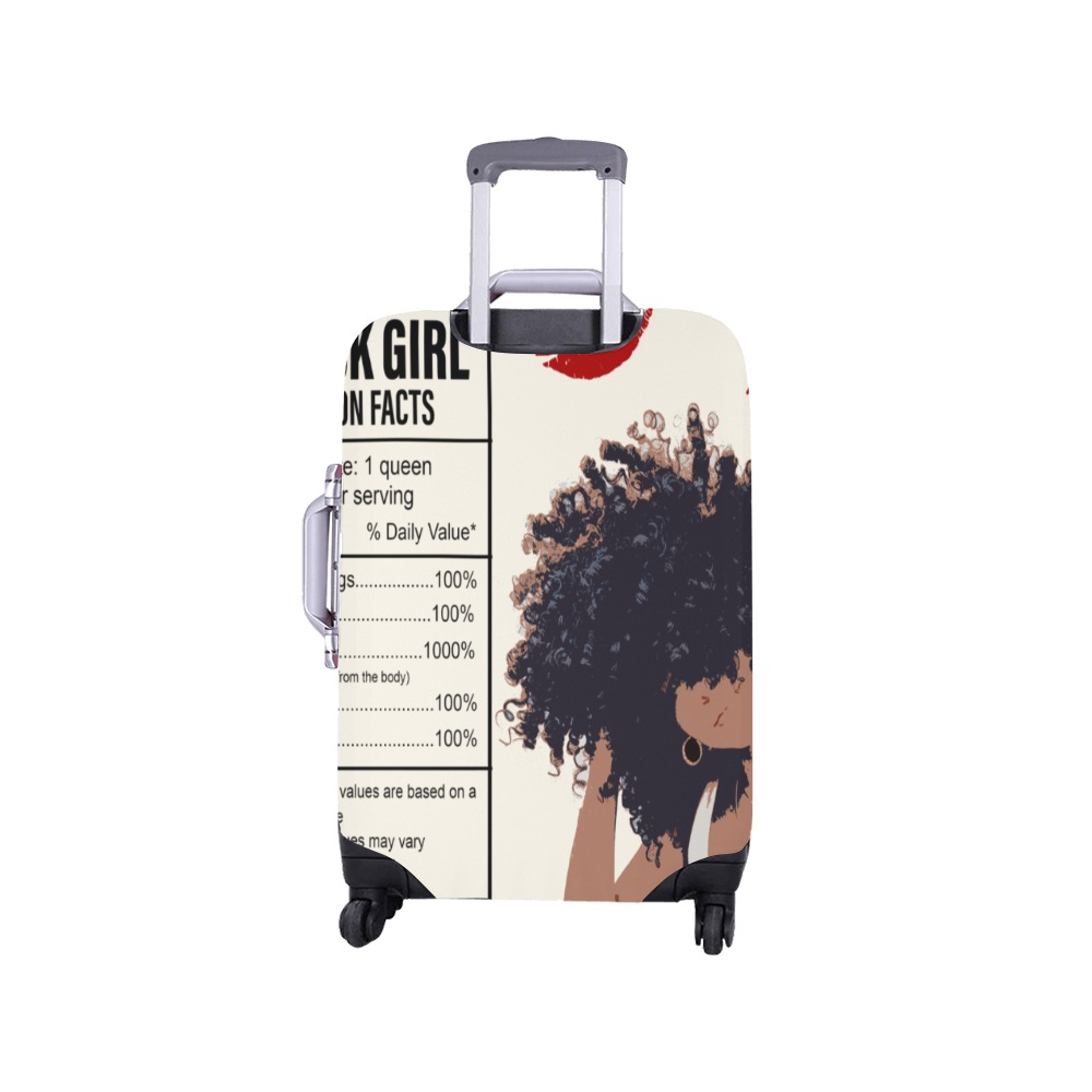 BLACK GIRL SMALL Luggage Cover/Small 18"-21"