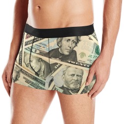 US PAPER CURRENCY Men's All Over Print Boxer Briefs (Model L10)