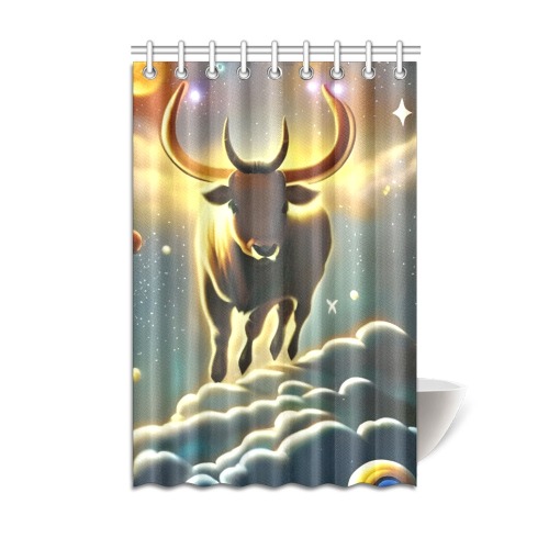 The Ox Shower Curtain 48"x72"