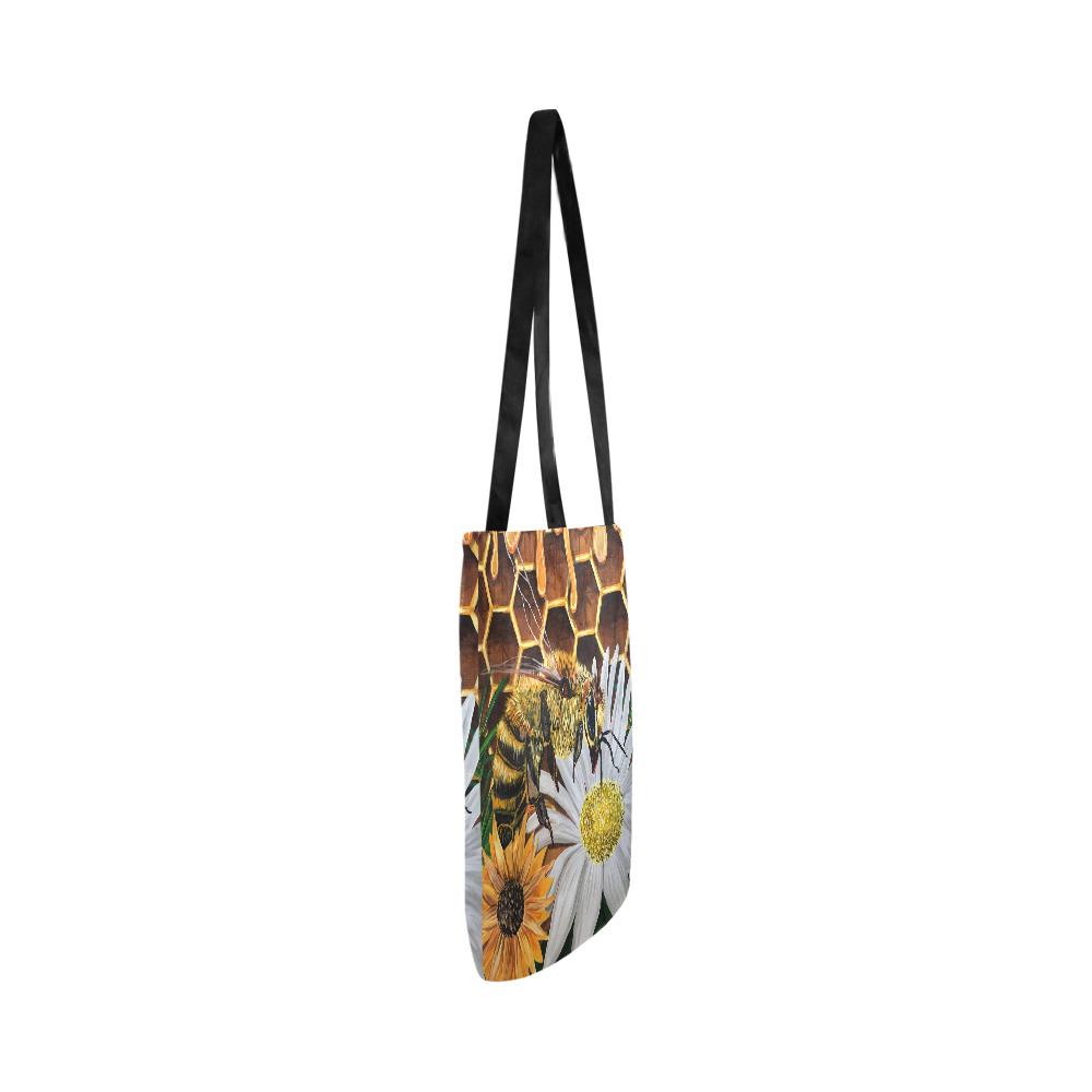 Busy Bee Reusable Shopping Bag Model 1660 (Two sides)