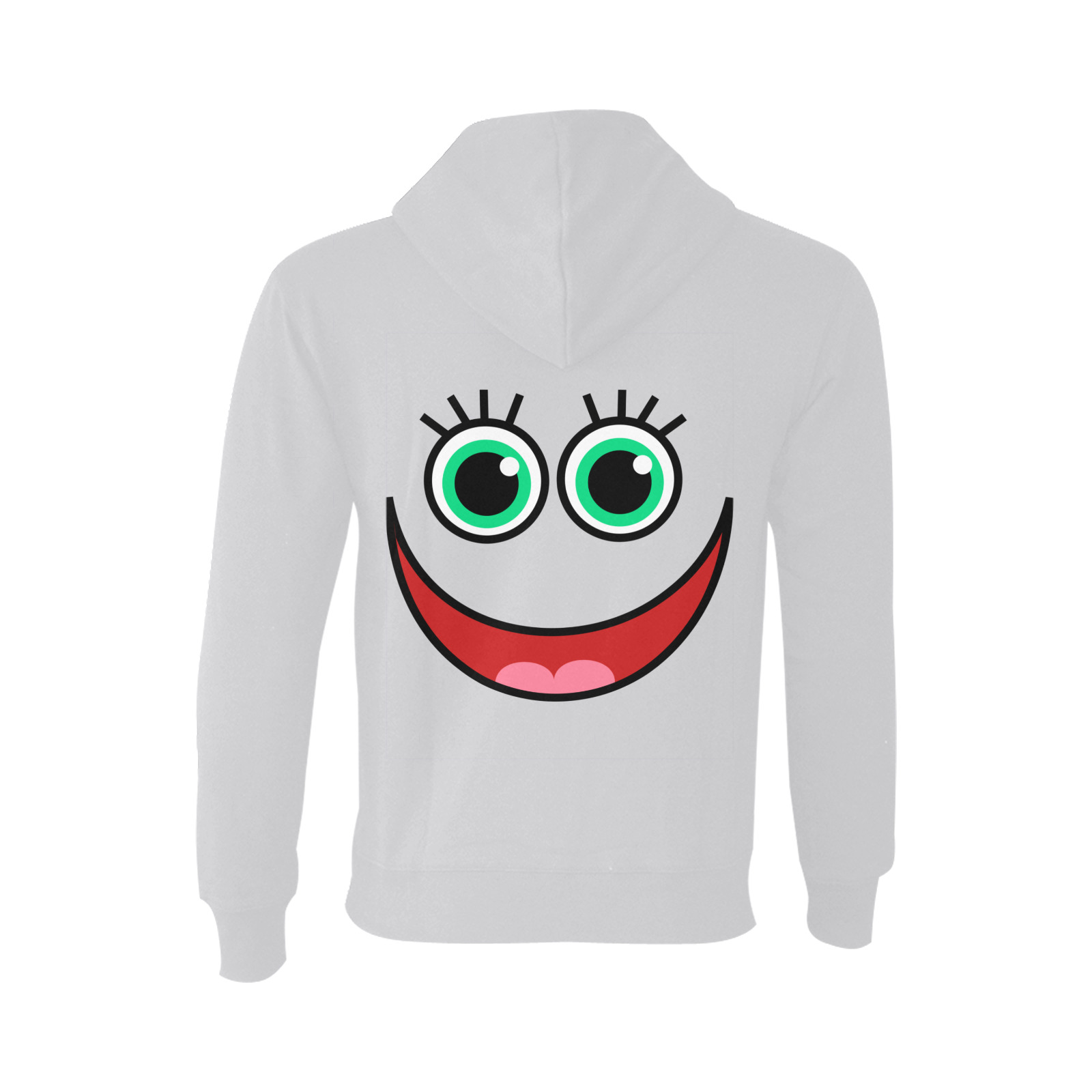 Don’t Worry Be Happy Cartoon Face Oceanus Hoodie Sweatshirt (NEW) (Model H03)