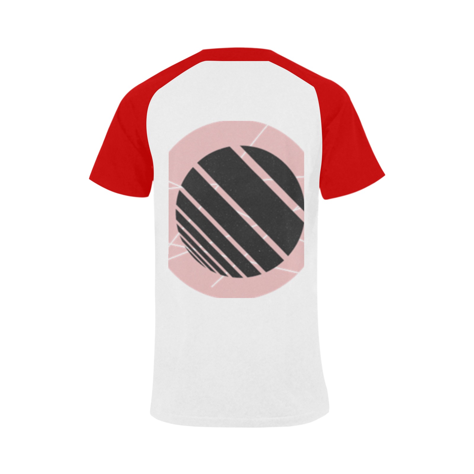 geometric Men's Raglan T-shirt (USA Size) (Model T11)