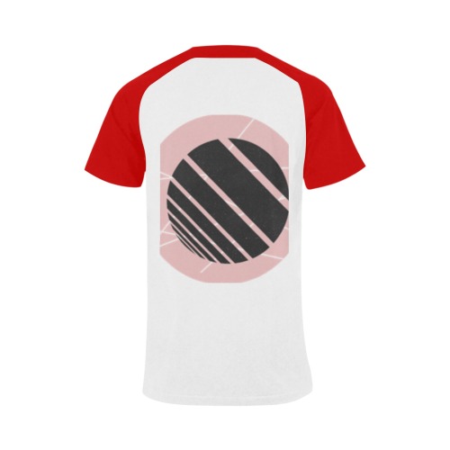 geometric Men's Raglan T-shirt (USA Size) (Model T11)