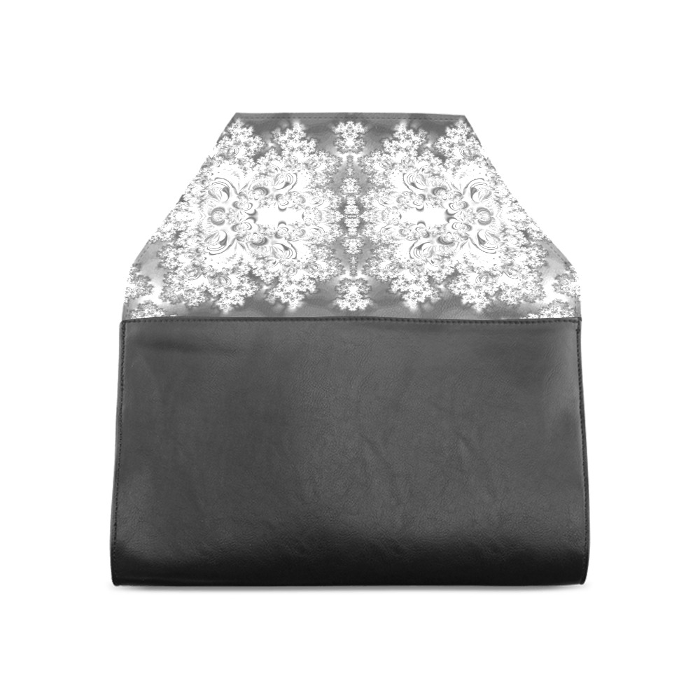 Silver Linings Frost Fractal Clutch Bag (Model 1630)