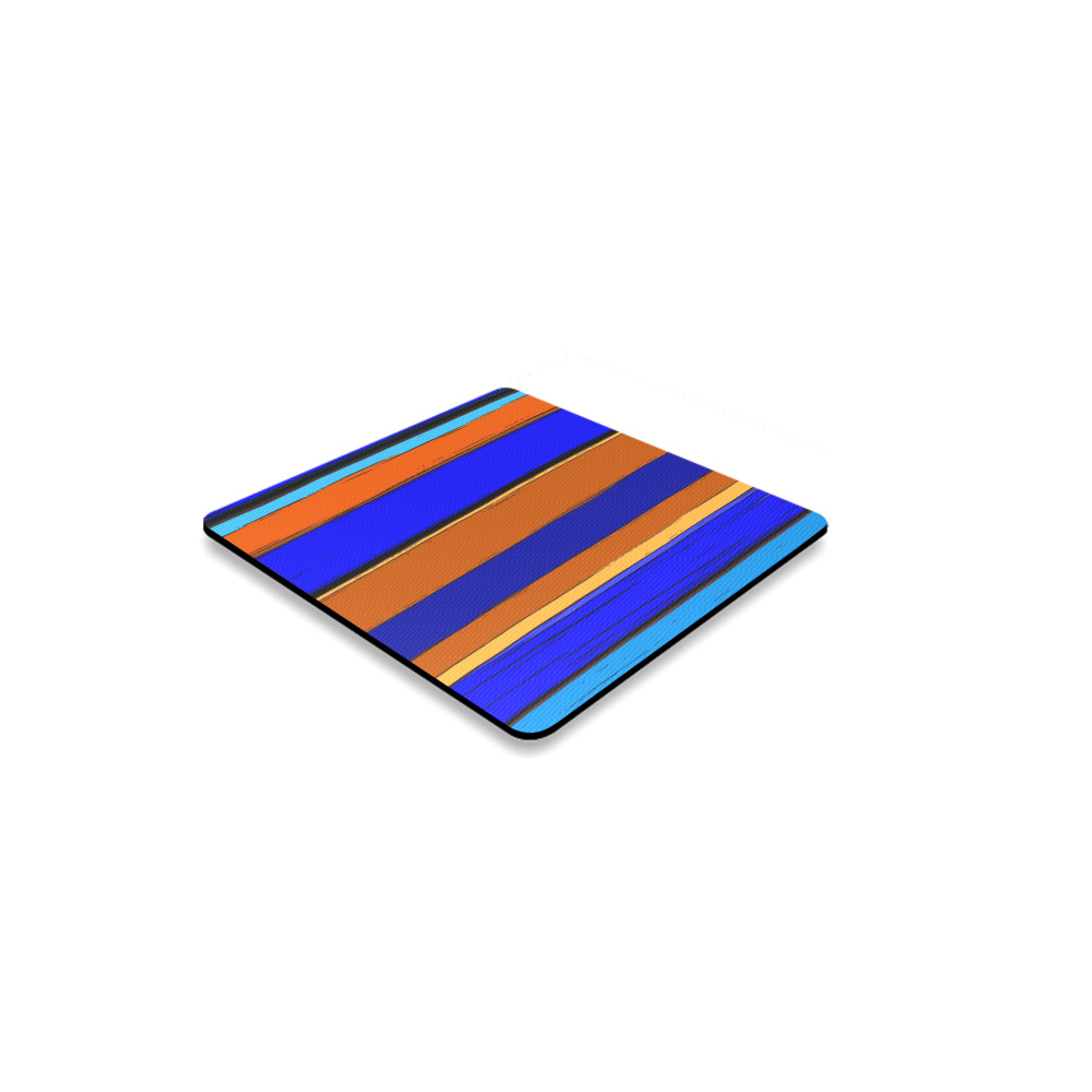 Abstract Blue And Orange 930 Square Coaster