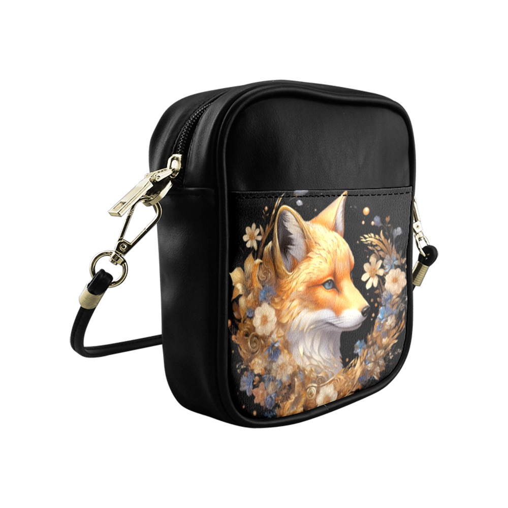 Mystical Fox Sling Bag Sling Bag (Model 1627)