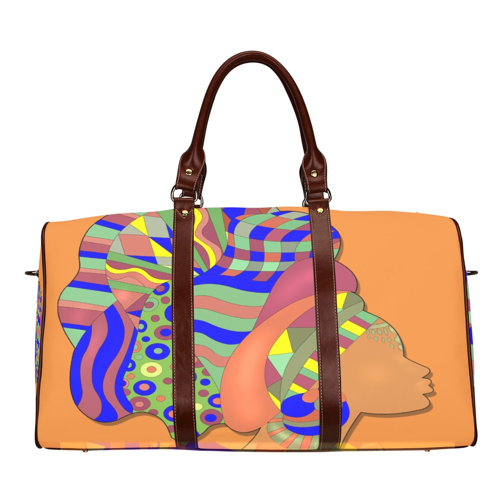 Orange FYCQ Tote Waterproof Travel Bag/Small (Model 1639)