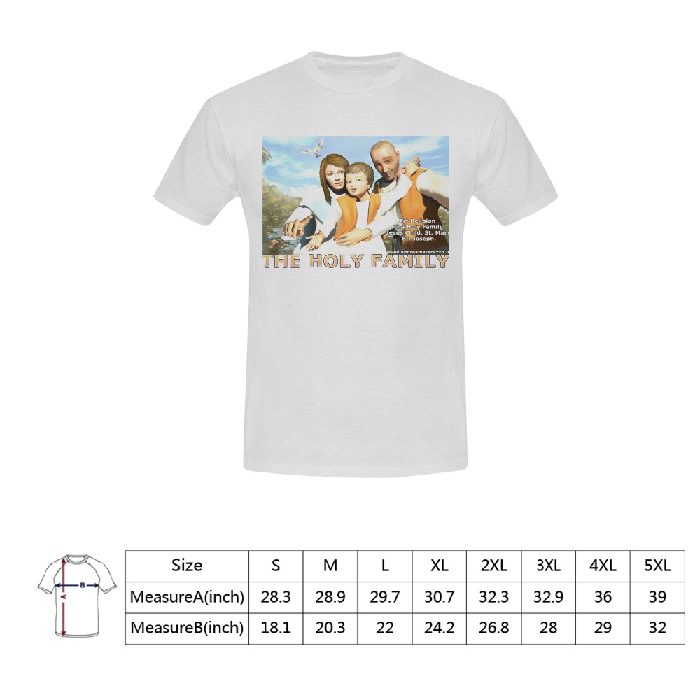 The Holy Family Men's T-Shirt in USA Size (Front Printing Only)