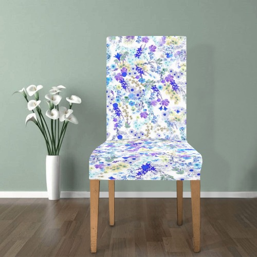 floral design 4 Chair Cover (Pack of 4)