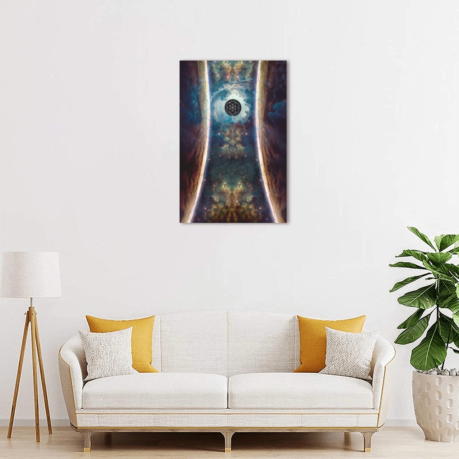 Depths of Perception Wall Art Tall Upgraded Canvas Print 12"x18"