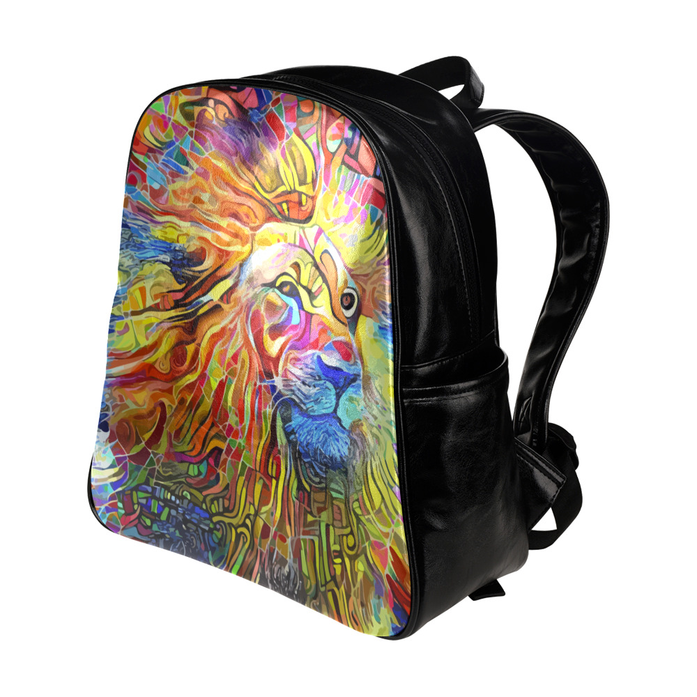 Bold as a Lion Multi-Pockets Backpack (Model 1636)