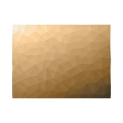 Brown gradient geometric mesh pattern Cotton Linen Wall Tapestry 80"x 60"