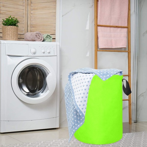 color lawn green Laundry Bag (Small)