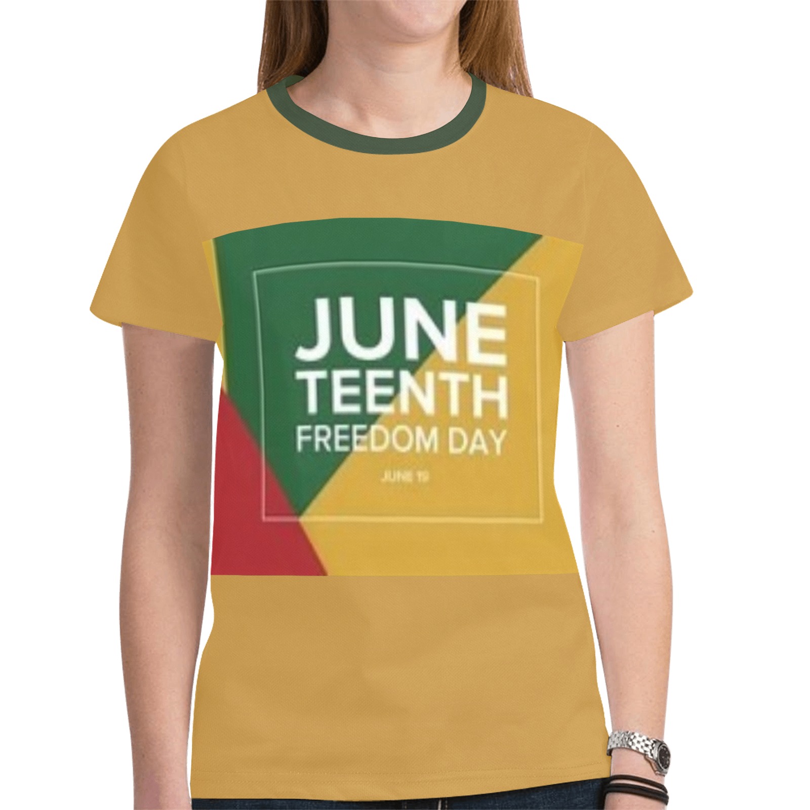 Juneteenth frEedom day T Shirt New All Over Print T-shirt for Women (Model T45)