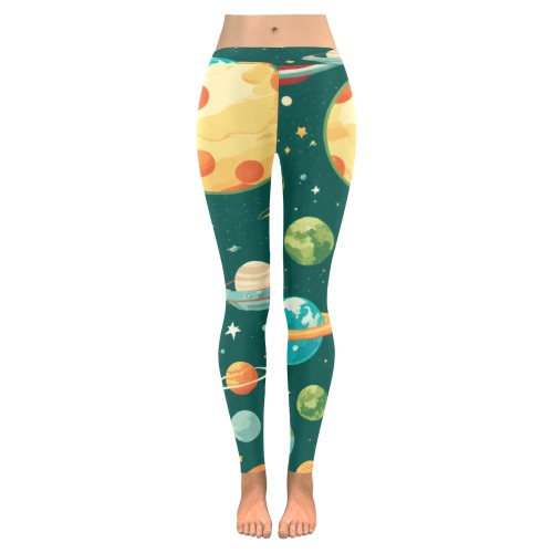 they are light green with various space