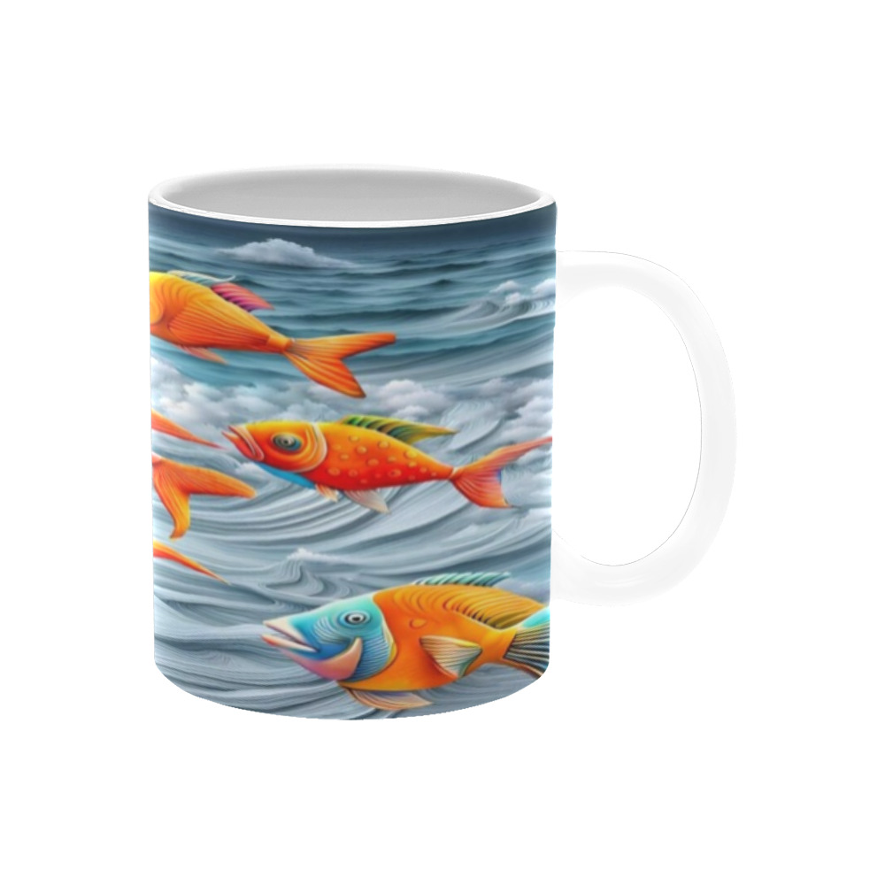 Ocean Life White Mug(11OZ)
