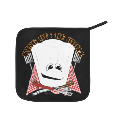 King of the Grill - Grill Master Black Pot Holder (2pcs)