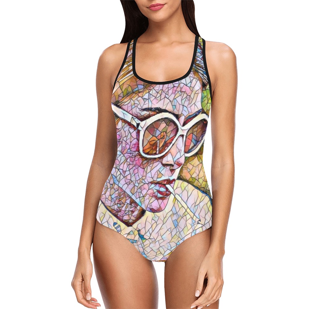 10788 Vest One Piece Swimsuit (Model S04)
