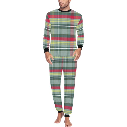 Very Vintage Tartan Plaid Men's All Over Print Pajama Set