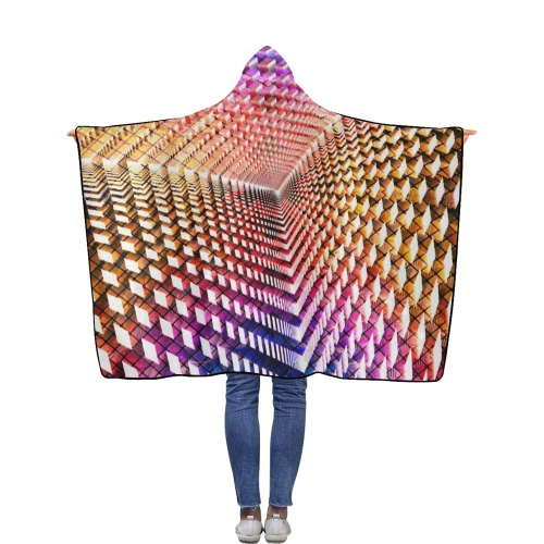 ImpossABLE Endeavors - 3D Art Flannel Hooded Blanket 40''x50''
