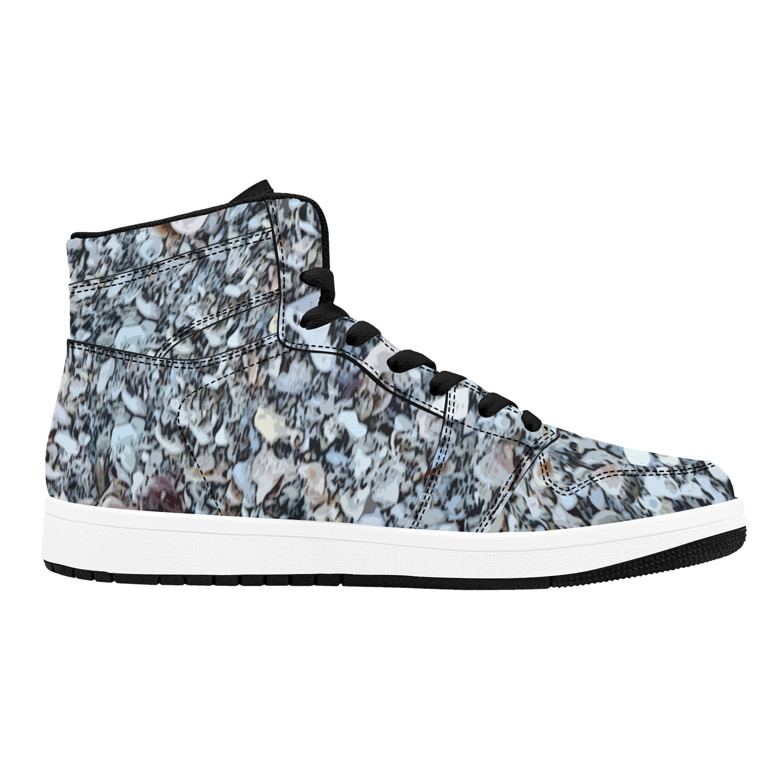 Shells On The Beach 7294 Men's High Top Sneakers (Model 20042)
