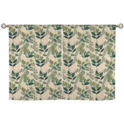 Evergreen Embrace Window Curtain 28"x40"-Velvet (2-Piece)