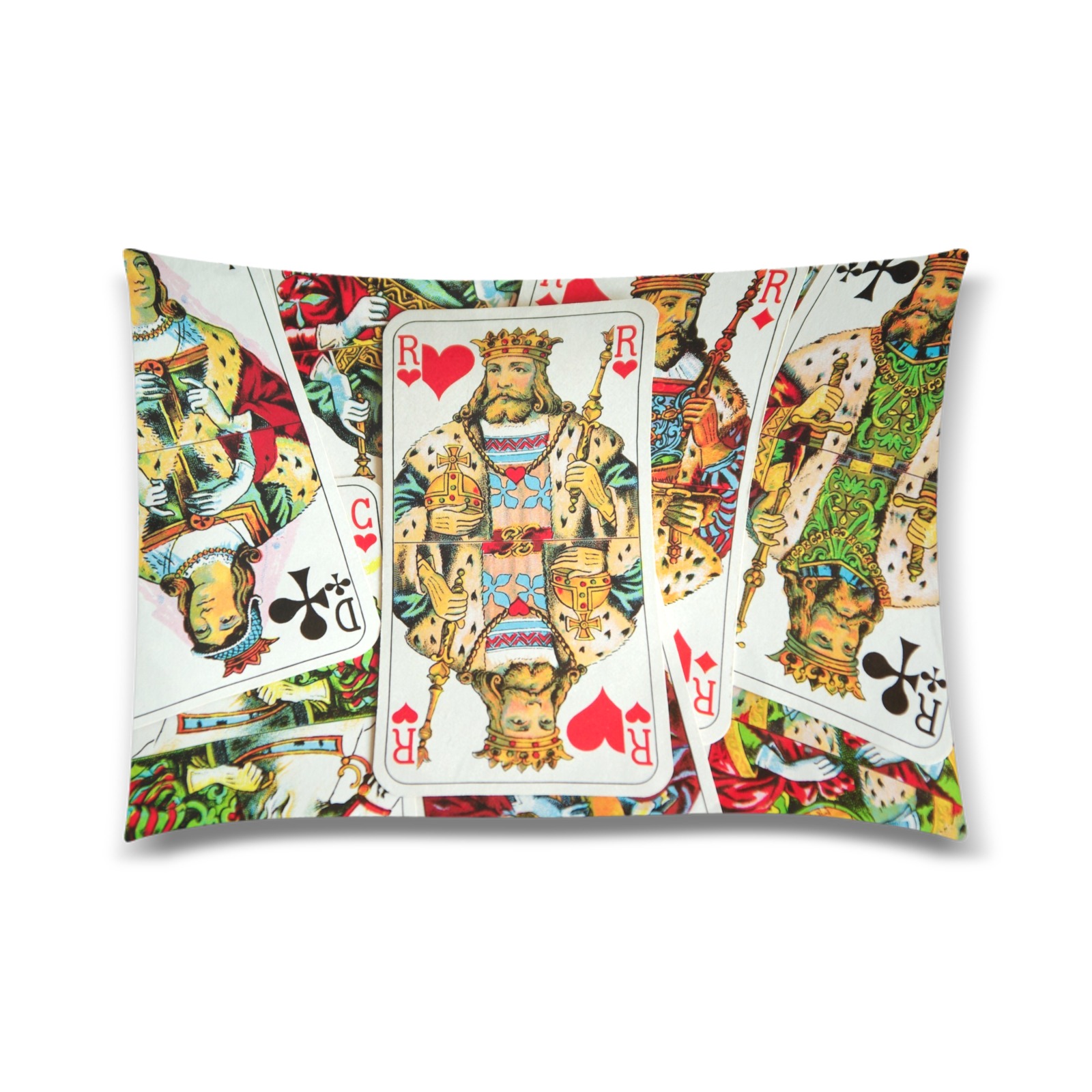 KINGS Custom Zippered Pillow Case 20"x30"(Twin Sides)