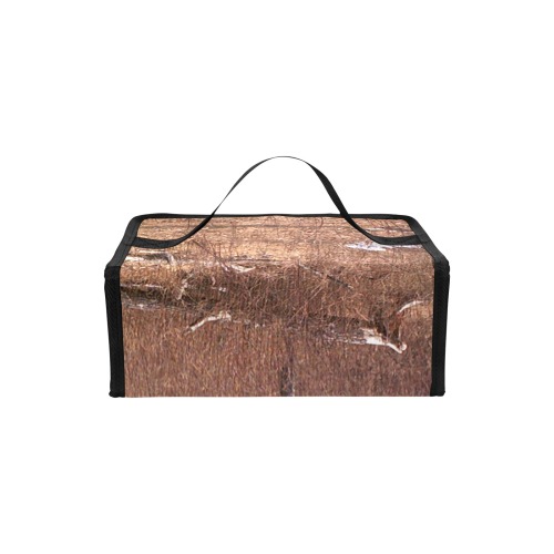 Falling tree in the woods Portable Insulated Lunch Bag (Model 1727)