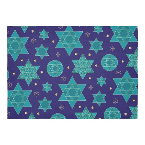 star (3) Cotton Linen Tablecloth 60"x 84"