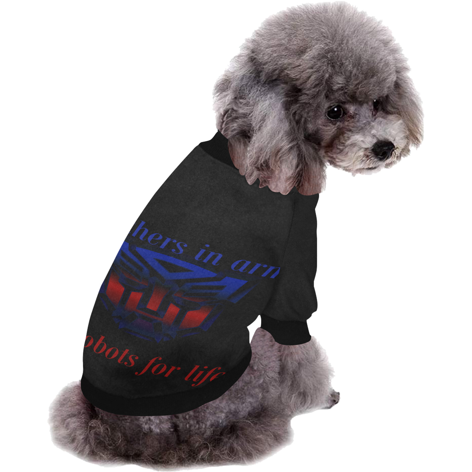 Brothers in arms Pet Dog Round Neck Shirt