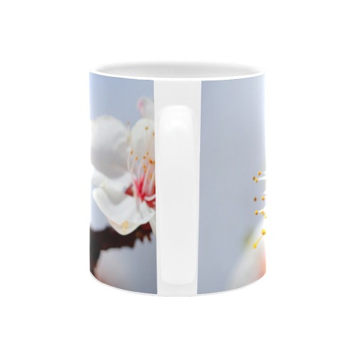 Purity and tenderness of Japanese apticot flowers. White Mug(11OZ)
