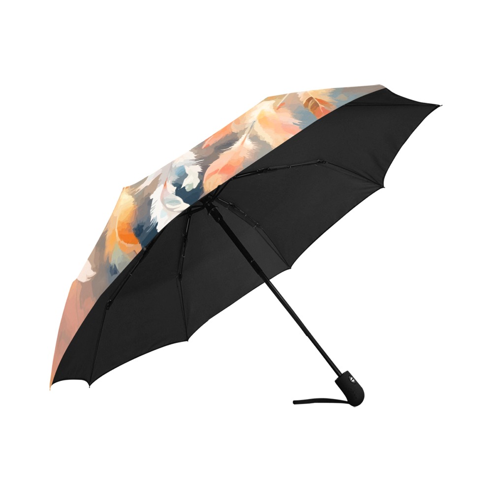 Dreamcatcher in the air. Warm pastel colors art. Anti-UV Auto-Foldable Umbrella (U09)