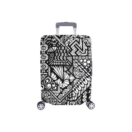 Down the Rabbit Hole Luggage Cover/Small 18"-21"