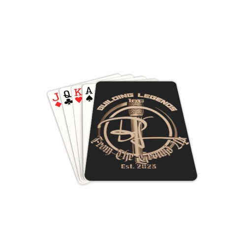 BLI Gold Deck Playing Cards 2.5"x3.5"