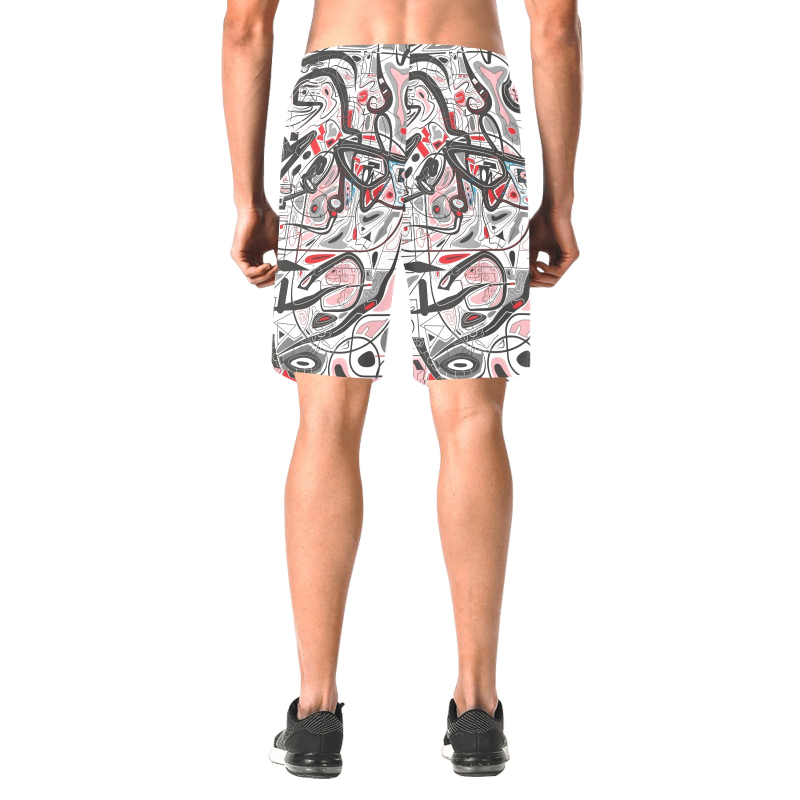 Model 2 Men's All Over Print Elastic Beach Shorts (Model L20)