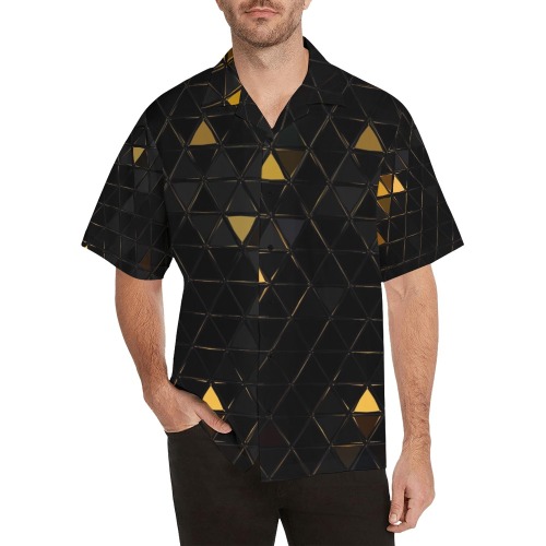 mosaic triangle 7 Hawaiian Shirt (Model T58)